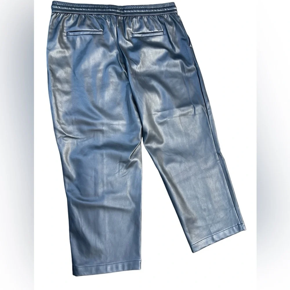 🖤🔥NWT Ann Taylor LOFT size 16P faux leather pants.  Perfect for Fall. Stylish! - Picture 2 of 8